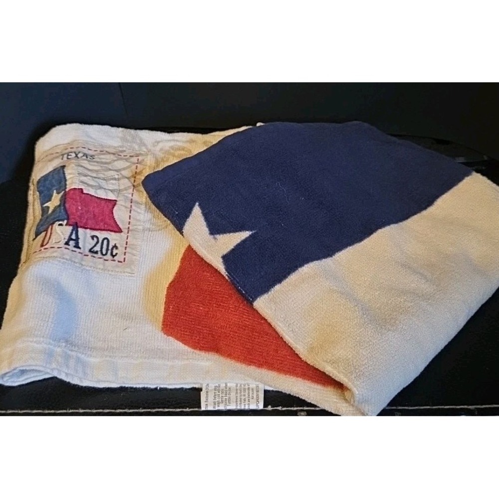 Unbranded Texas Hand Towel Set Unisex OS Red White Blue Good